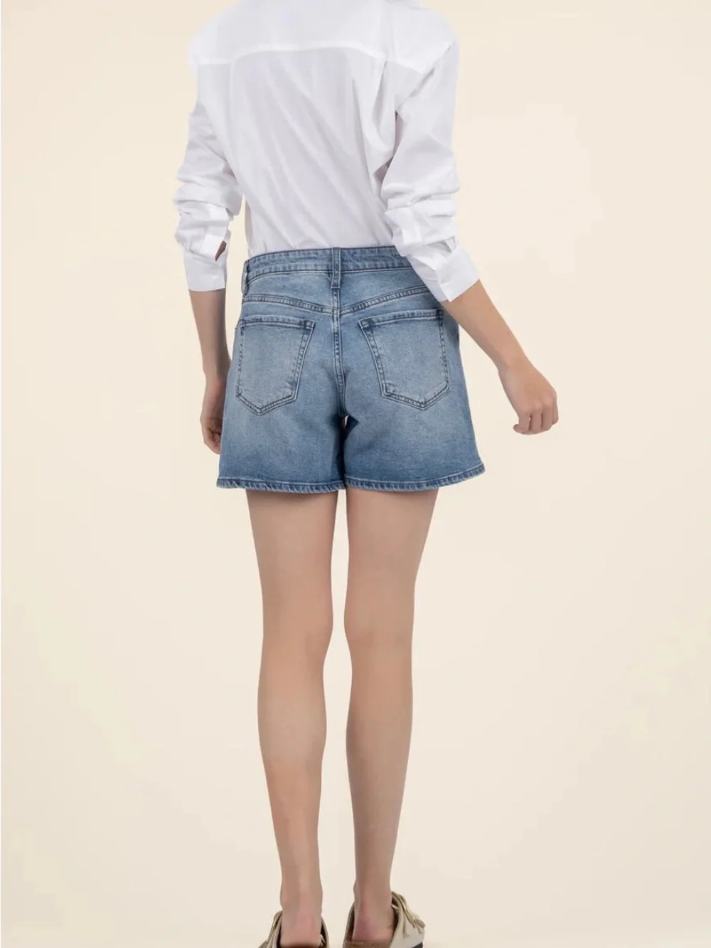 Kut High Rise Long Short in Peaceful NWT Size 0